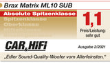 BRAX MATRIX ML10 SUBWOOFER