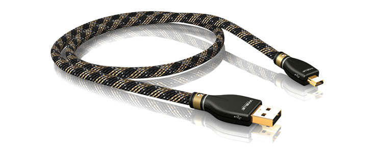 VIABLUE KR-2 Silver USB Cable A / Mini-B